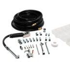 Garage Tire Inflator with Air Compressor Accessory Kit and 50 ft. Air Hose (20-Piece)
