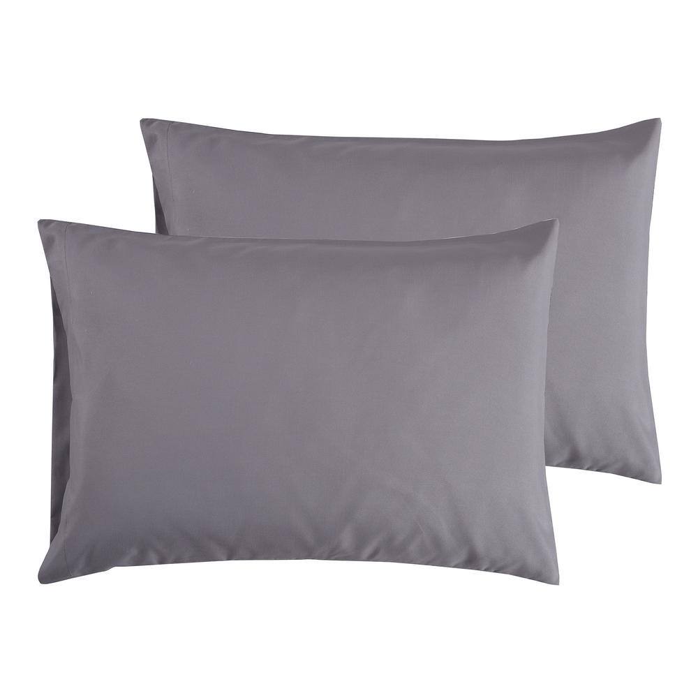 Queen Purple Microfiber Reversible Bed in a Bag Set