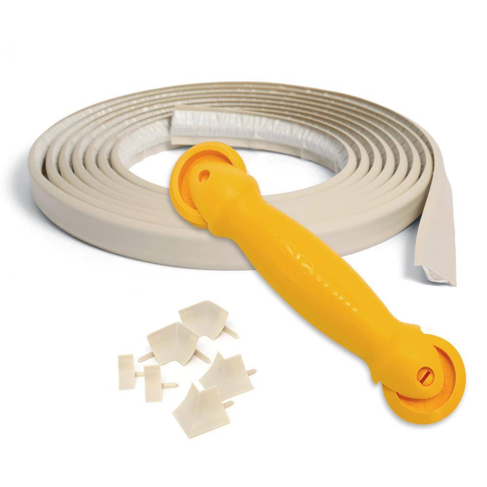 InstaTrim Corner Molding Project Kit, 1/2 in. D x 1/2 in. W. x 10 ft. L