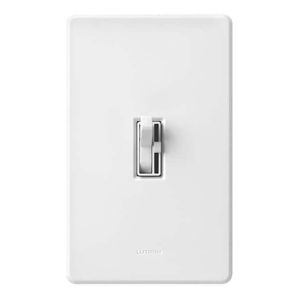 Toggler Dimmer Switch for Incandescent Bulbs with Night Light, 1000-Watt/Single-Pole or 3-Way, White (AY-103PNL-WH)