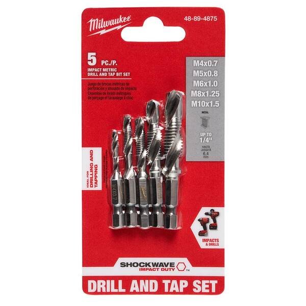 Milwaukee SHOCKWAVE Metric Steel Drill 