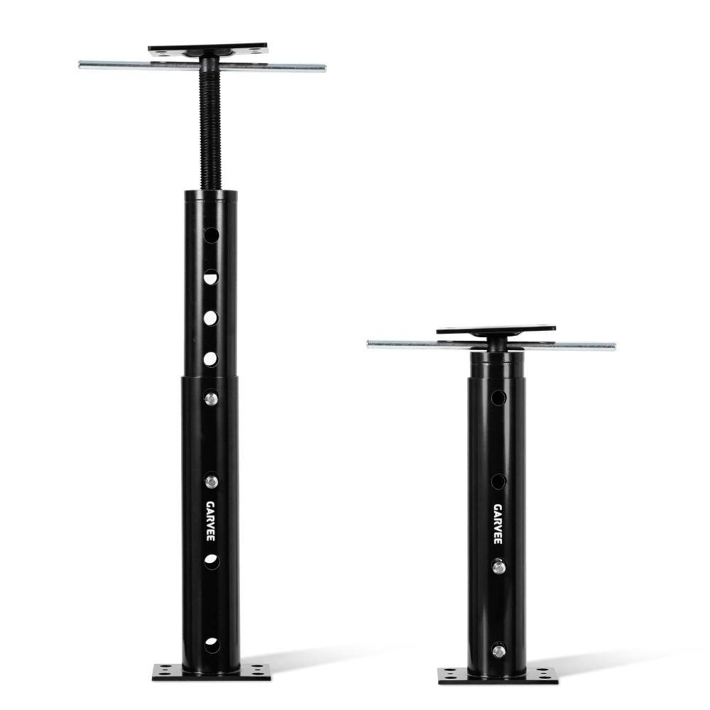 Heavy Duty Adjustable Steel Jack Posts 2 Pack 18,000 lbs Capacity Telescopic Floor Support 19-36in Deep Black price history on PriceWatchPro