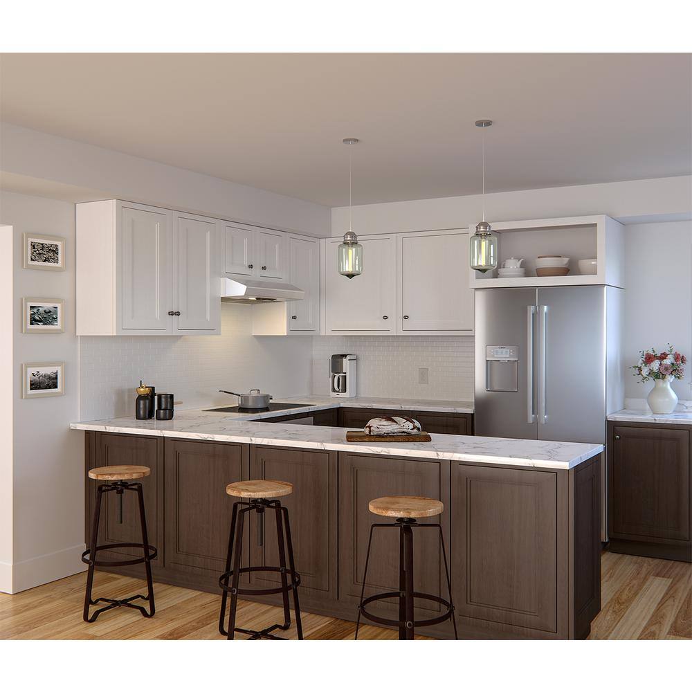 Breeze 24" Matte White Stainless Steel Under Cabinet Range Hood