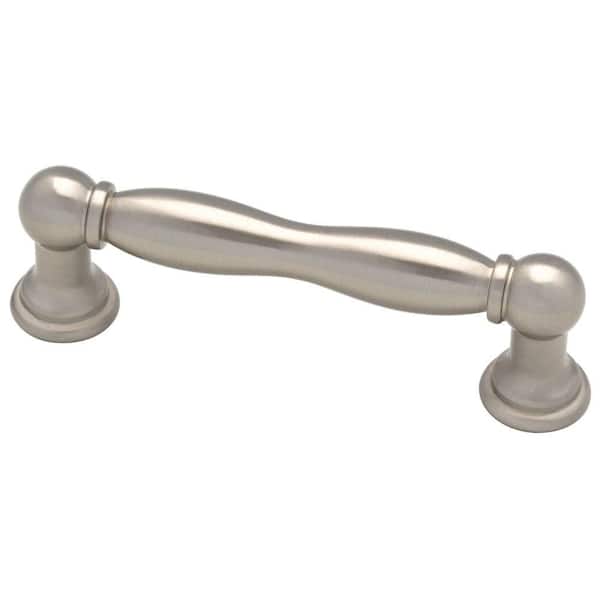 Liberty Capital 3 in. (76 mm) Satin Nickel Cabinet Drawer Pull