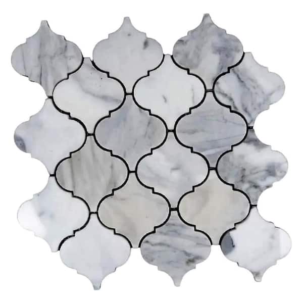 Apollo Tile (Sample) Grey 4-in x 4-in Polished Marble Floor and Wall Tile