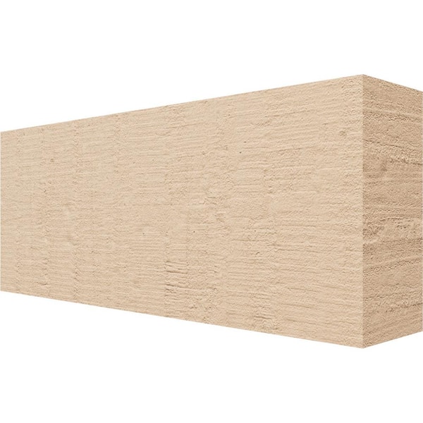 Ekena Millwork 4-in. x 8-in. x 20-in. Block Woodgrain, Primed Tan Timberthane Polyurethane Rafter Tail Brace
