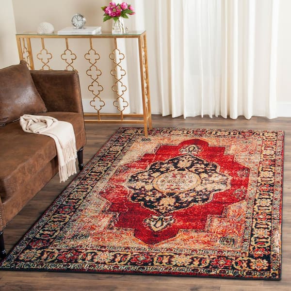 Vintage Hamadan 12 ft. x 18 ft. Red/Multi Oriental Area Rug