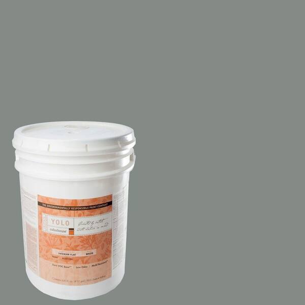 YOLO Colorhouse 5-gal. Stone .07 Flat Interior Paint-DISCONTINUED