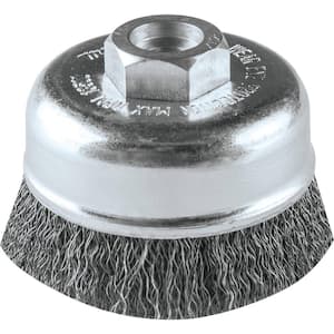 M10 x 1.25 in. x 3 in. Crimped Wire Cup Brush