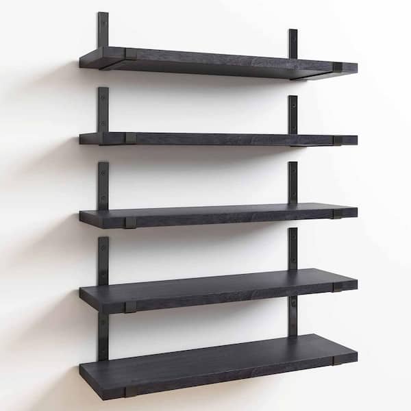 Unbranded 15.8 in. W x 4.7 in. D Wood Floating Decorative Wall Shelf