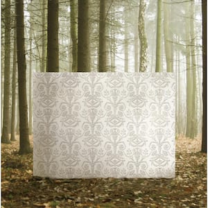 Rossy Damask Cream Neutral Paper Strippable Roll (Covers 56.4 sq. ft.)