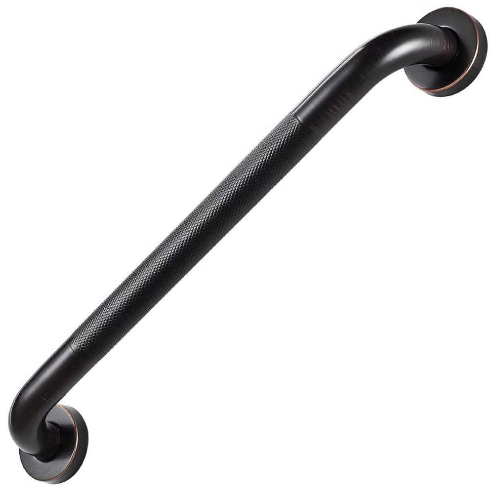 16 in. x 1 in. Diameter Concealed Screw Stainless Steel Grab Bar in Oil Rubbed Bronze Finish for Bathroom Safety price history on PriceWatchPro