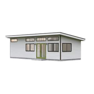 Do-it-Yourself Assembly Summit 476B 476 sq. ft. Tiny Home Wood Frame Building Kit ADU Guest House, Home Office