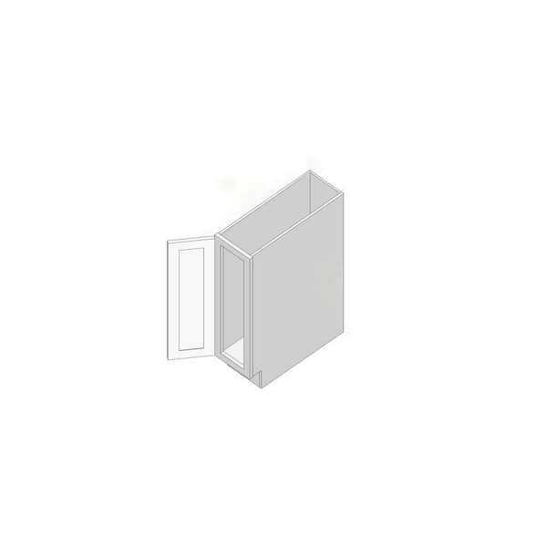 CASAINC 9 in. W x 24 in. D x 34.5 in. H Plywood Ready to Assemble Floor Base Kitchen Cabinet in Dark Caramel with Drawer