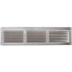16 in. x 4 in. Aluminum Under Eave Soffit Vent in Mill (Carton of 36)
