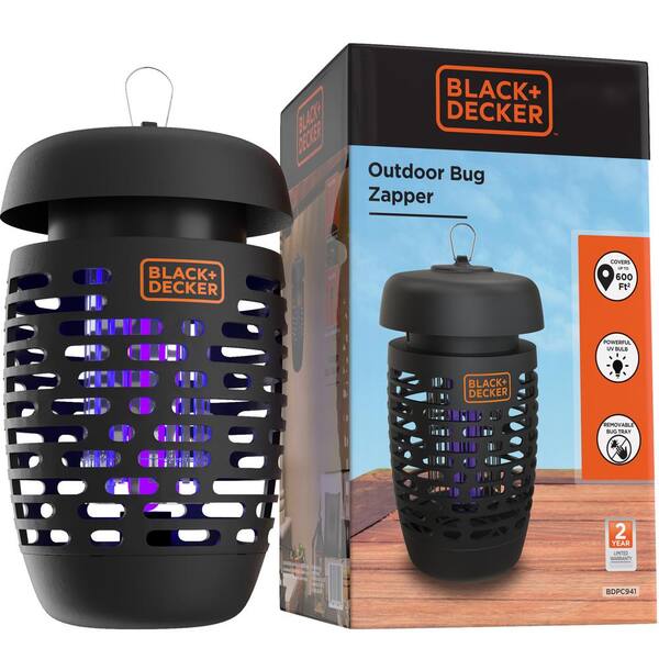 BLACK+DECKER Replacement Bulb for BDPC941- Bug Zapper Electric Lantern with Insect Tray Gnats & Mosquitoes Up to 625 SqFt Light Bulb & Waterproof Design for Indoor & Outdoor Flies Cleaning Brush
