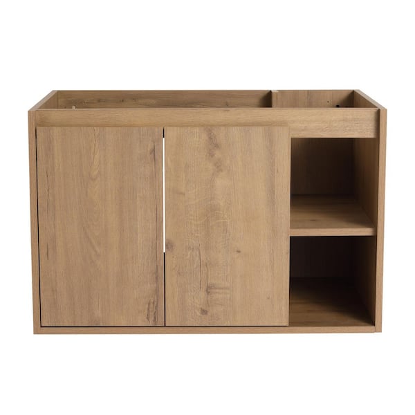 30 in. Bath Vanity Cabinet without Top in Imitative Oak Unassembled