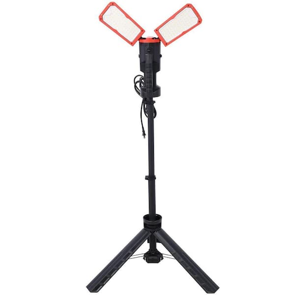 12V 10000 Lumens LED Portable Outdoor Work Light with Telescoping Tripod, IP54