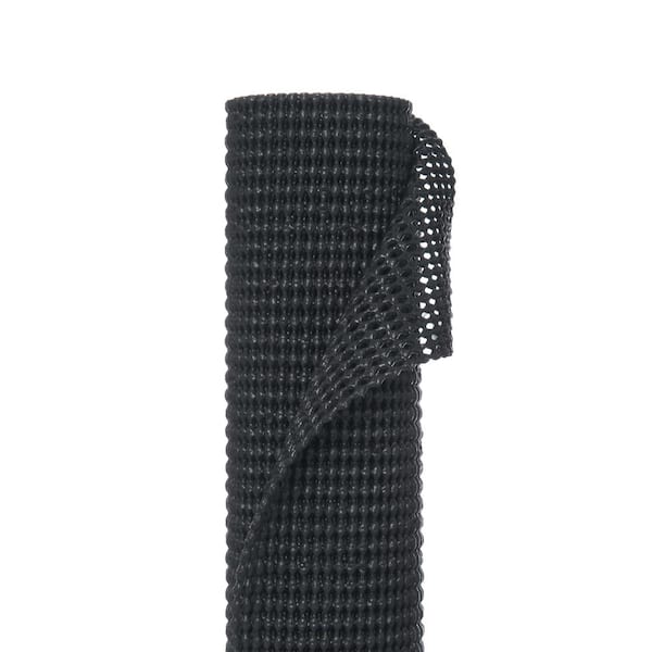 Kittrich Grip Shelf Liner, Black, 18 x 4