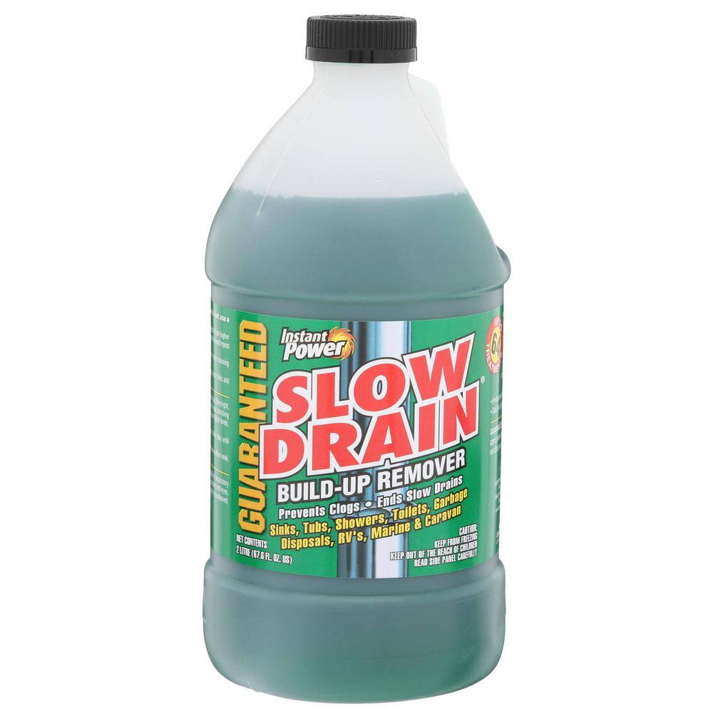 67.6 oz Green Liquid Gel Slow Drain Build-Up Remover
