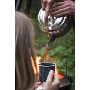 Campfire Stainless Steel Coffee Kettle 2.5L, Campfire Cooking Accessory