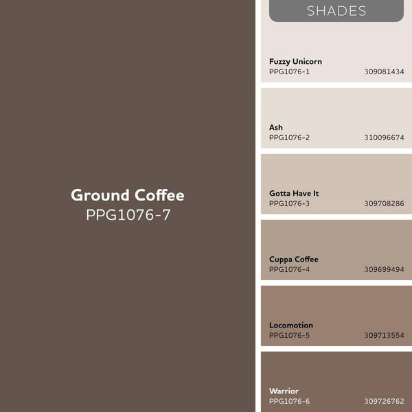 Reviews for Glidden Essentials 5 gal. PPG1076-7 Ground Coffee Flat
