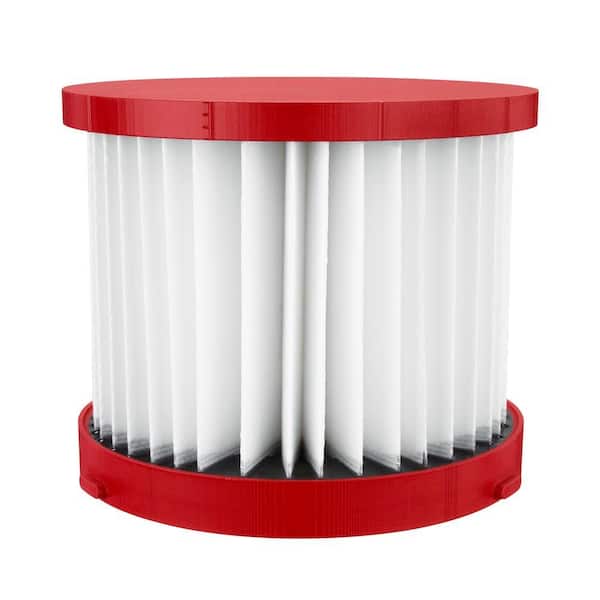 M18/M12 HEPA Wet/Dry Vacuum Filter for Milwaukee Models 0880-20, 0970-20, & 0960-20 Vacuums (1-Pack)