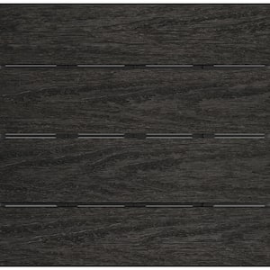 Ultra Shield Naturale 1 ft. By 1 ft. Quick Deck Outdoor Composite Deck Tile In Indian Ebony (10 Sq. ft. Per Box)