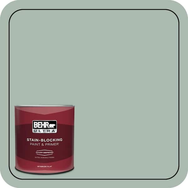 BEHR ULTRA 1 qt. #PPU11-14 Zen Extra Durable Flat Interior Paint & Primer