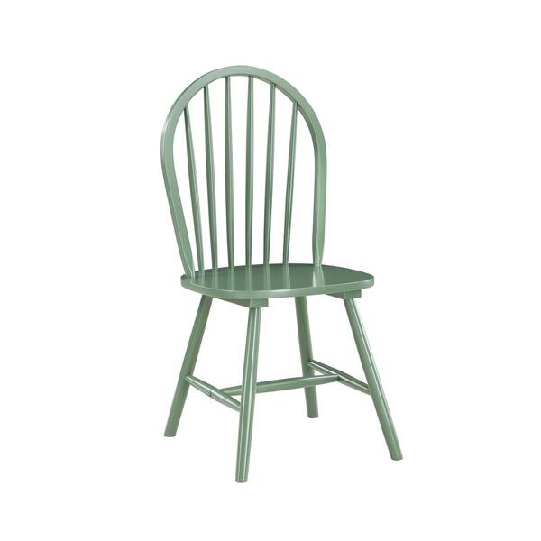 Green discount windsor chair