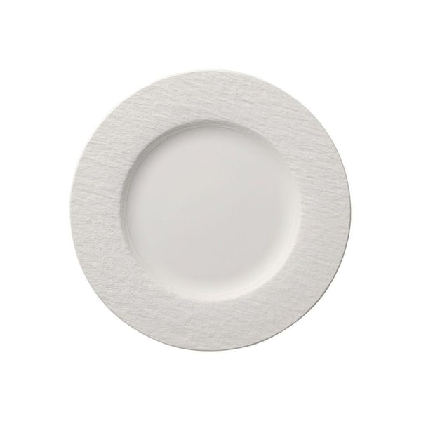 Manufacture Rock Blanc White Porcelain Salad Plate