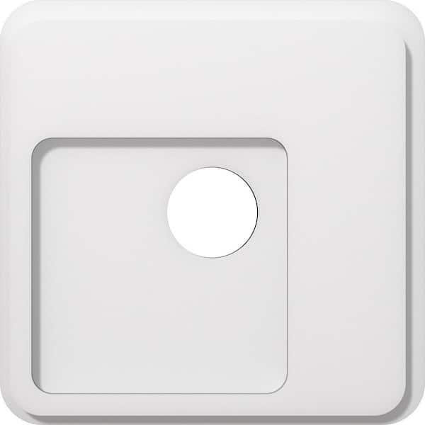 Ekena Millwork 1 in. P X 4-3/4 in. C X 14 in. OD X 3 in. ID Lucan Architectural Grade PVC Contemporary Ceiling Medallion