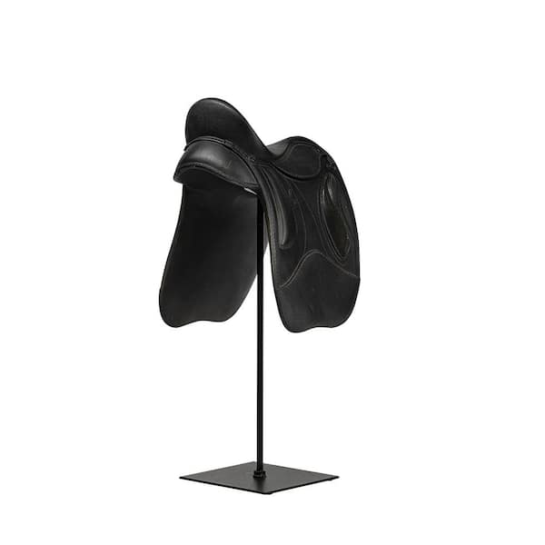 Mercana Colt II 9 in. L x 7 in. W Black Equestrian-Inspired Jumping Horse Saddle