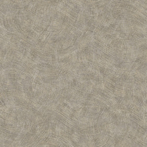 Dark Grey Wave Motion Textured Wallpaper Print Non-Woven Non-Pasted Textured Wallpaper 57 sq. ft.