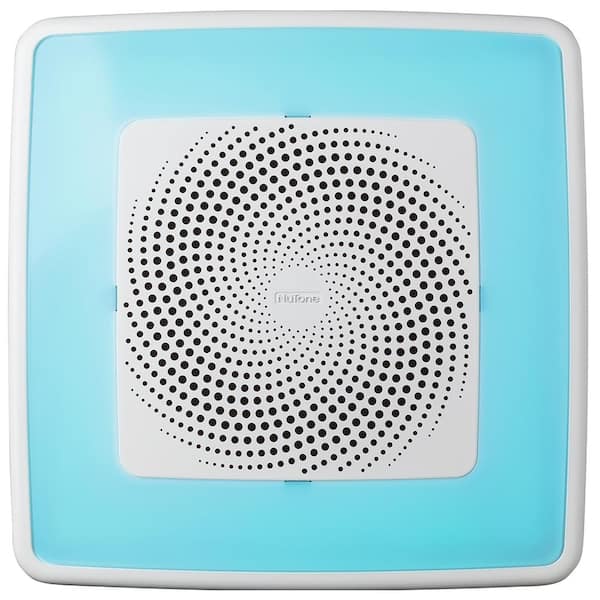 Broan-NuTone ChromaComfort 110 CFM Ceiling Bathroom Exhaust Fan w/ Customizable Multi-Color LEDs and Smart Phone App