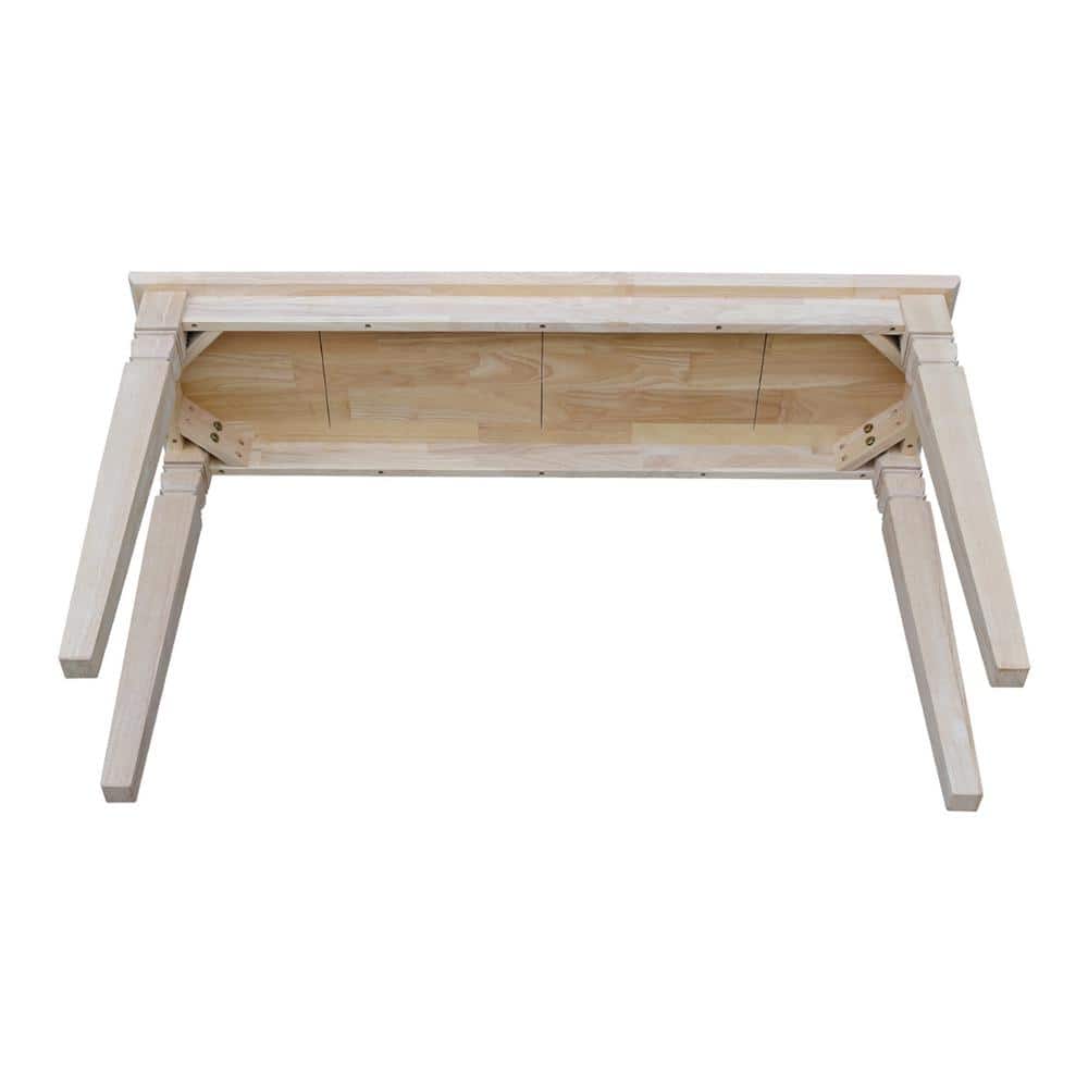 Elegant Java Solid Wood Console Table with Storage