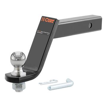 CURT 2 in. Shank, 7,500 lbs., 6 in. Drop Loaded Ball Mount with 2 in. Ball 45064