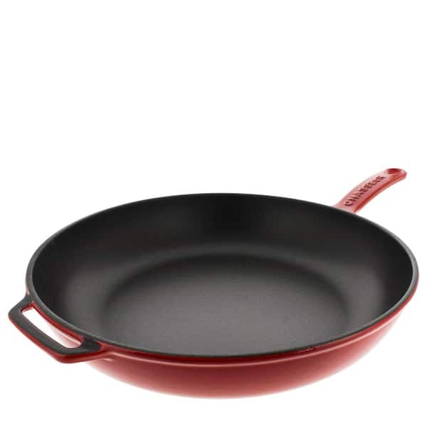 Chasseur Chasseur Cast Iron 8.5-in Cast Iron Cooking Pan with Lid in the  Cooking Pans & Skillets department at