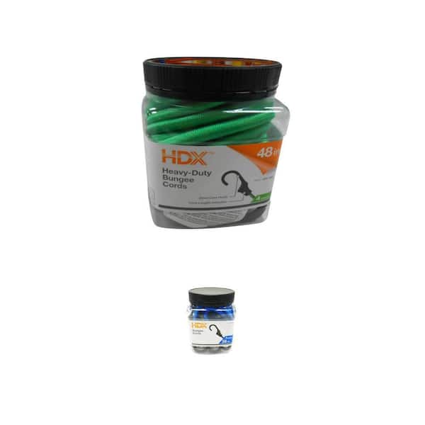 36 in. and 48 in. Super Strong Bungee Cords Combo (8-Pack)