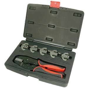 Interchangeable Quick Ratchet Crimping Tool Set