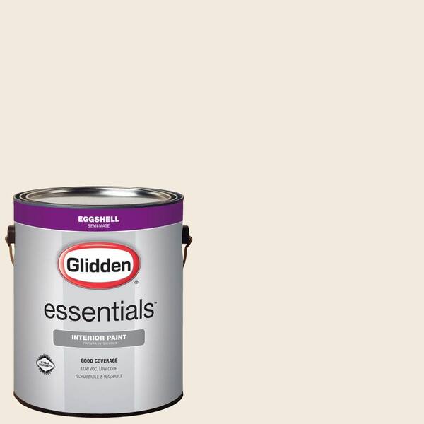 Glidden Essentials 1 gal. #HDGWN41U Swiss Coffee Eggshell Interior Paint
