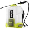 RYOBI 40V Cordless Battery 4 Gal. Backpack Chemical Sprayer (Tool Only ...