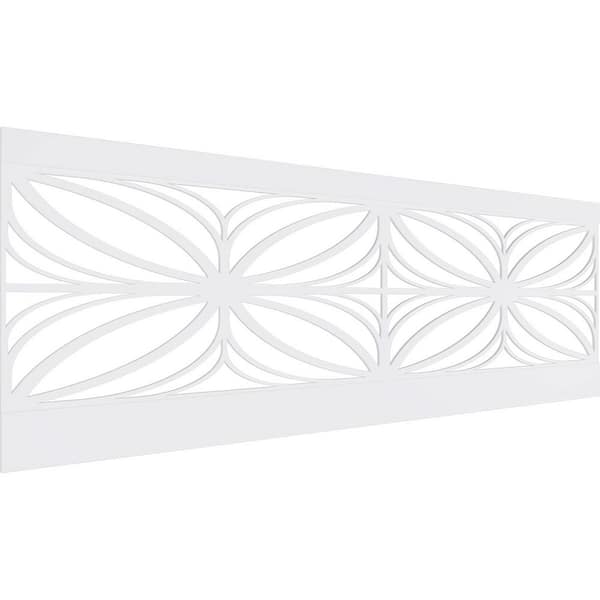 Ekena Millwork 32 in. H x 94-1/2 in. W 21.04 sq. ft. Otis PVC Wainscot Paneling Kit
