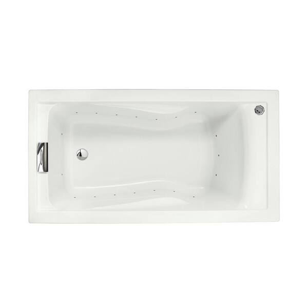 American Standard Evolution 5 ft. Deep Soak Air Bath Tub with Integral Apron and Left Drain in White