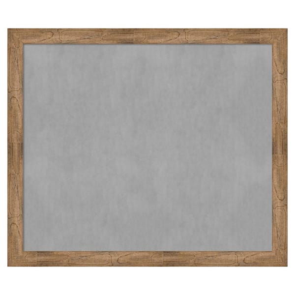Amanti Art Owl Brown 54 in. x 46 in Framed Magnetic Board