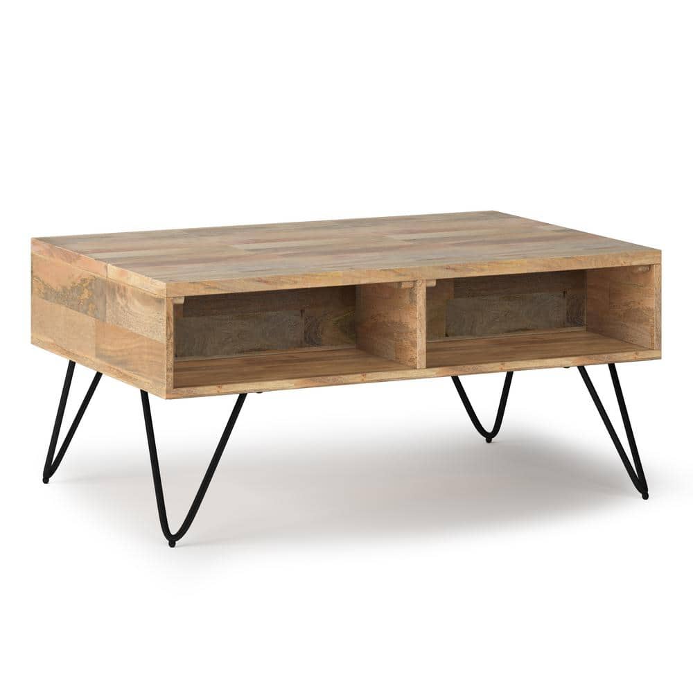Hunter Small Lift-Top Coffee Table in Natural Mango Wood