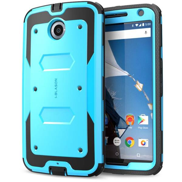 i-Blason Armorbox Full-Body Case for Google Nexus 6, Blue