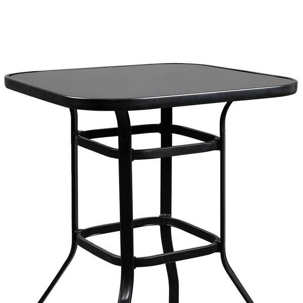 black bistro table tesco