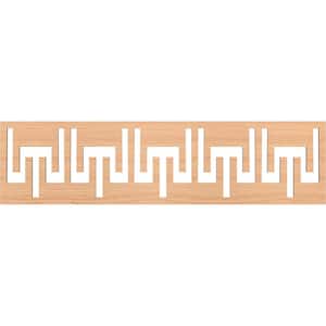 Victory Fretwork 0.25 in. D x 47 in. W x 12 in. L Hickory Wood Panel Moulding