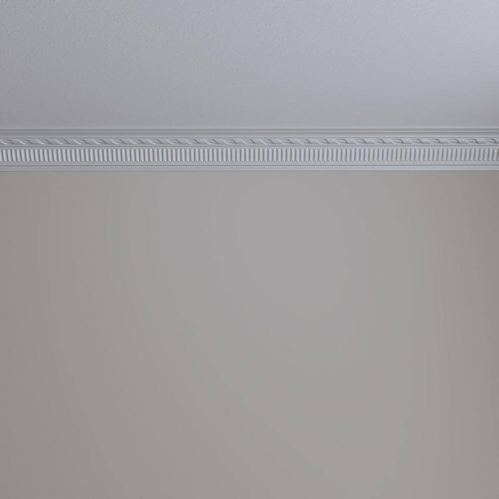 Primed Polyurethane Modern Valeriano Rope Crown Moulding